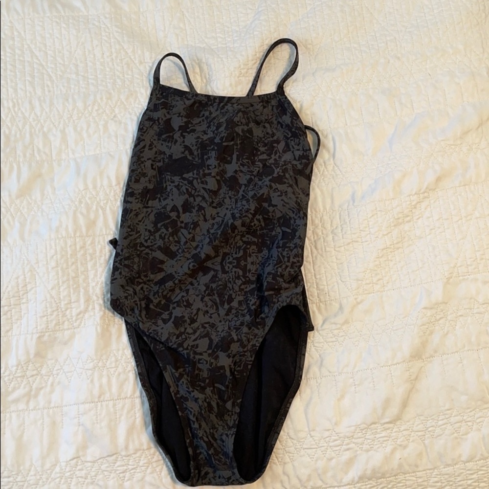 Jolyn Clothing swim printed onesie tie back